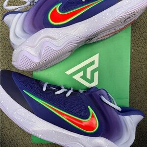 Nike Giannis Immortality 4 - Blue and Red Athletic Shoes